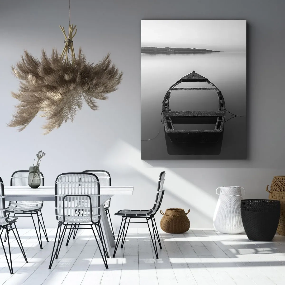 Quadro em tela - Saudade e melancolia - 65x120 cm