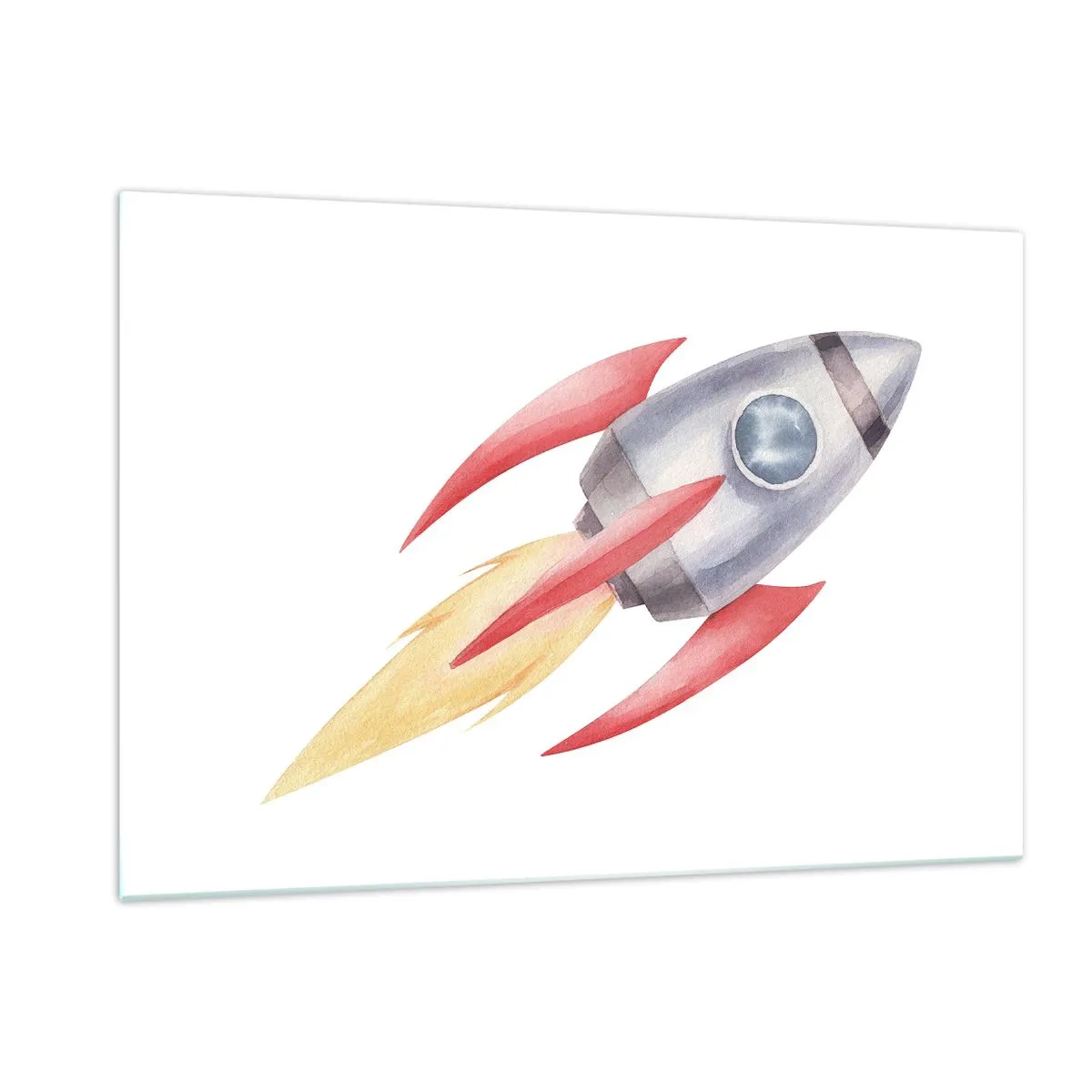 Quadro em vidro - Mais alto, mais rápido e mais longe - 120x80 cm