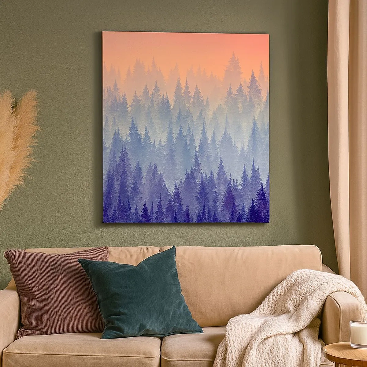 Quadro em tela - Alto, mais alto, para o céu - 30x30 cm