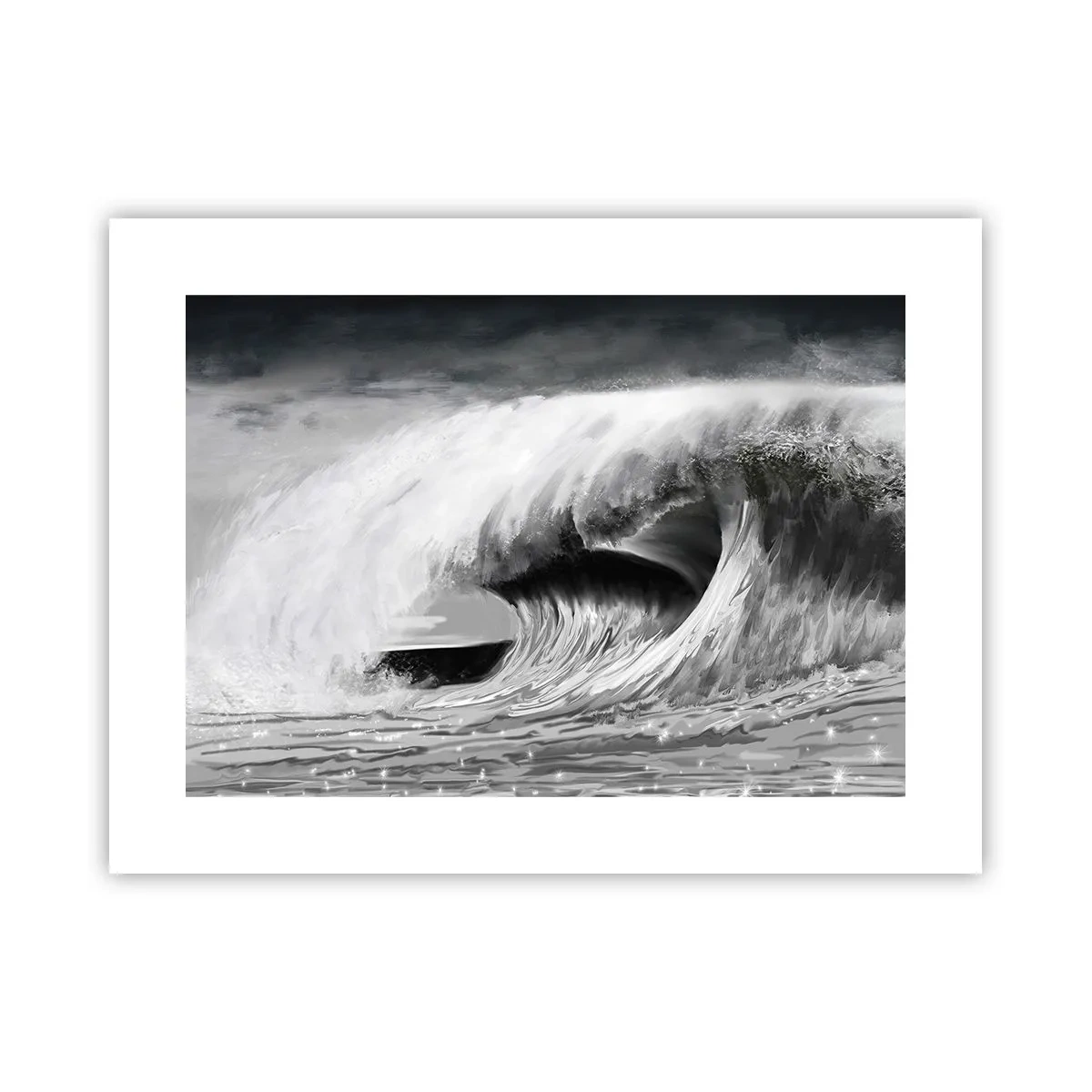 Pôster - A ira do oceano - 40x30 cm