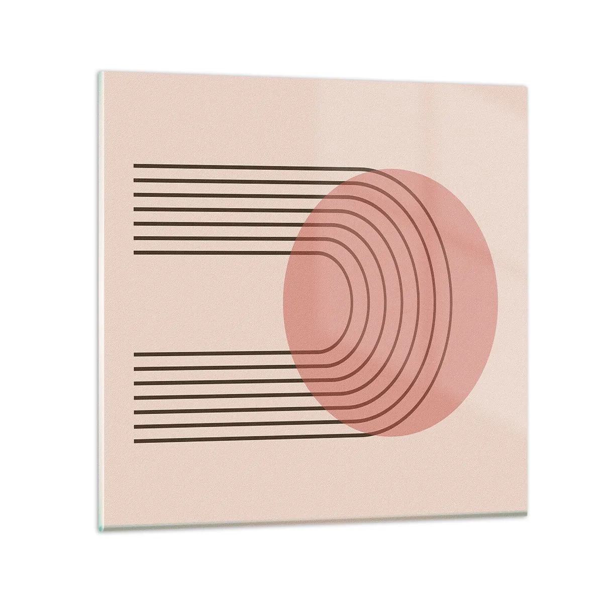 Quadro em vidro - Atração irresistível - 60x60 cm