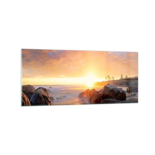 Quadro em vidro - A brisa luminosa da noite - 120x50 cm