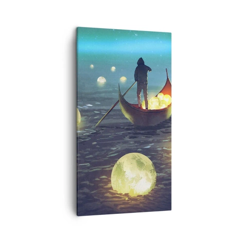 Quadro em tela - Coisas com as quais os filósofos nunca sonharam - 45x80 cm