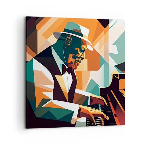 Quadro em tela - Todo aquele jazz - 50x50 cm