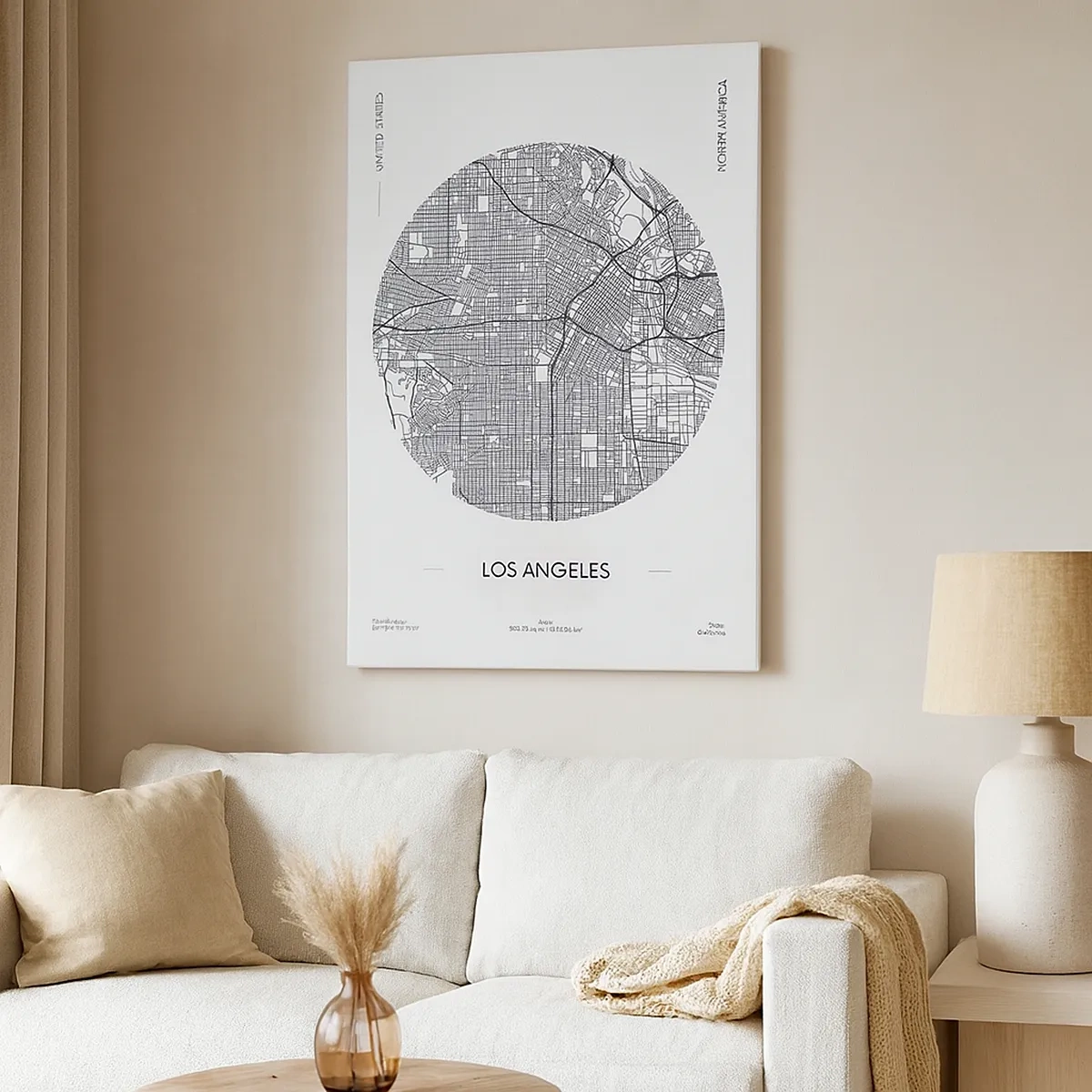 Quadro em tela - Anatomia de Los Angeles - 50x70 cm