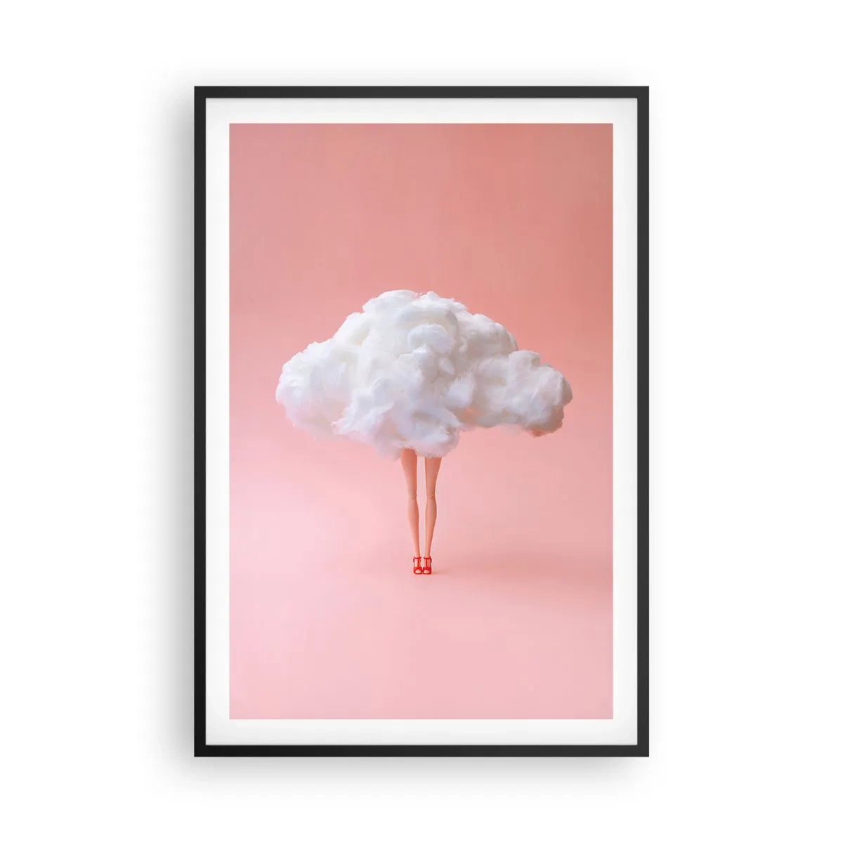 Pôster com moldura preta - Doce promessa - 61x91 cm