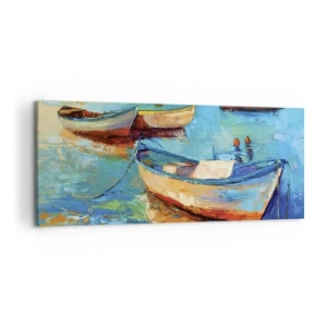 Quadro em tela - Na baía do sul - 120x50 cm