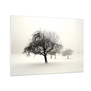 Quadro em vidro - Sono de inverno - 100x70 cm
