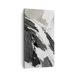 Quadro em tela - Abstração em grande escala - 45x80 cm