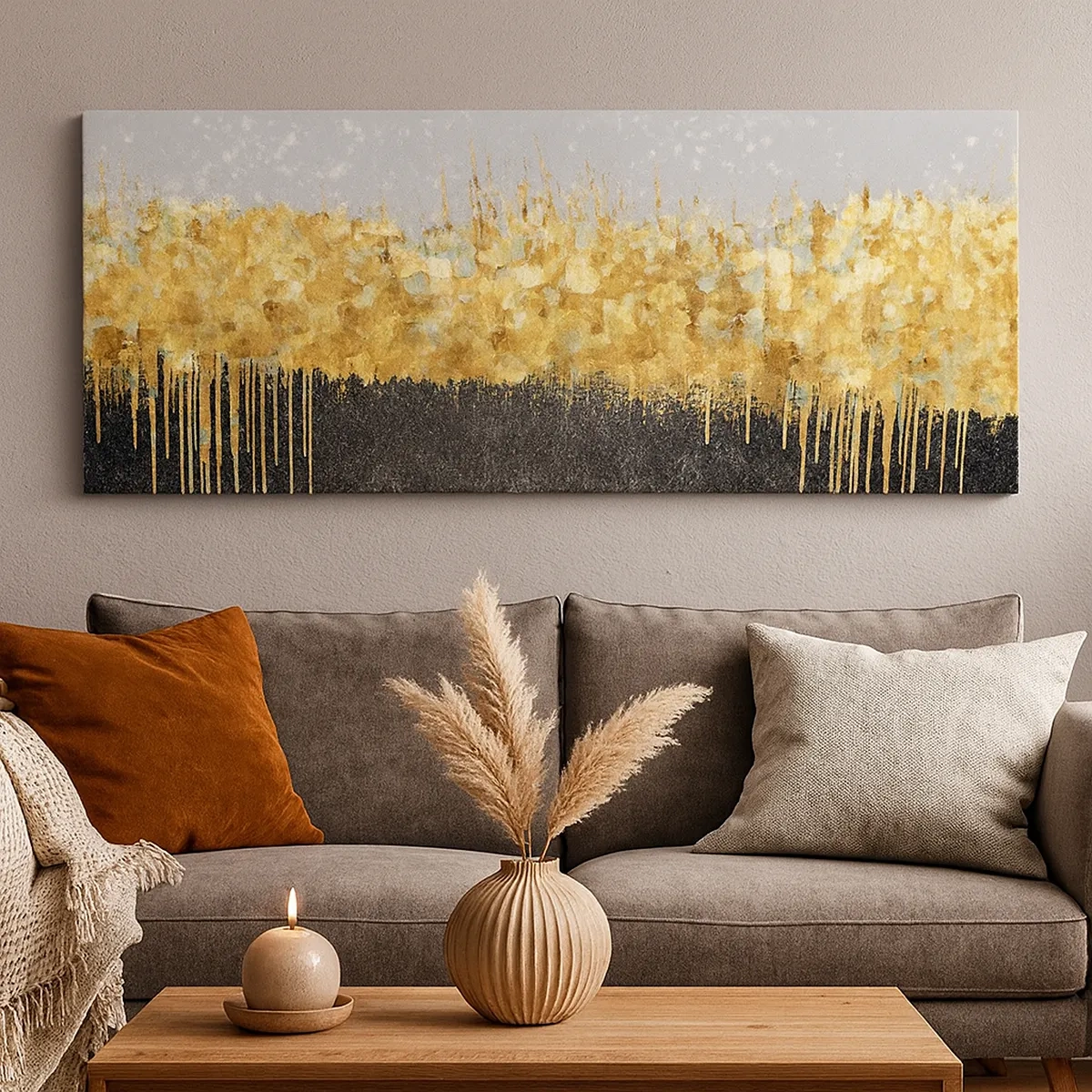 Quadro em tela - Para dentro e para cima - 30x30 cm