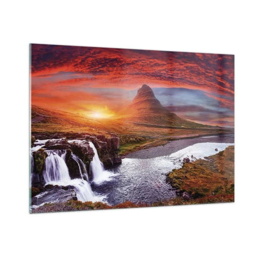 Quadro em vidro - A vista da Terra Média - 100x70 cm
