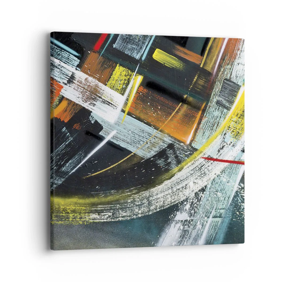 Quadro em tela - Energia de movimento - 40x40 cm