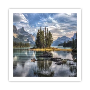 Pôster - Por águas grandes e límpidas… - 60x60 cm