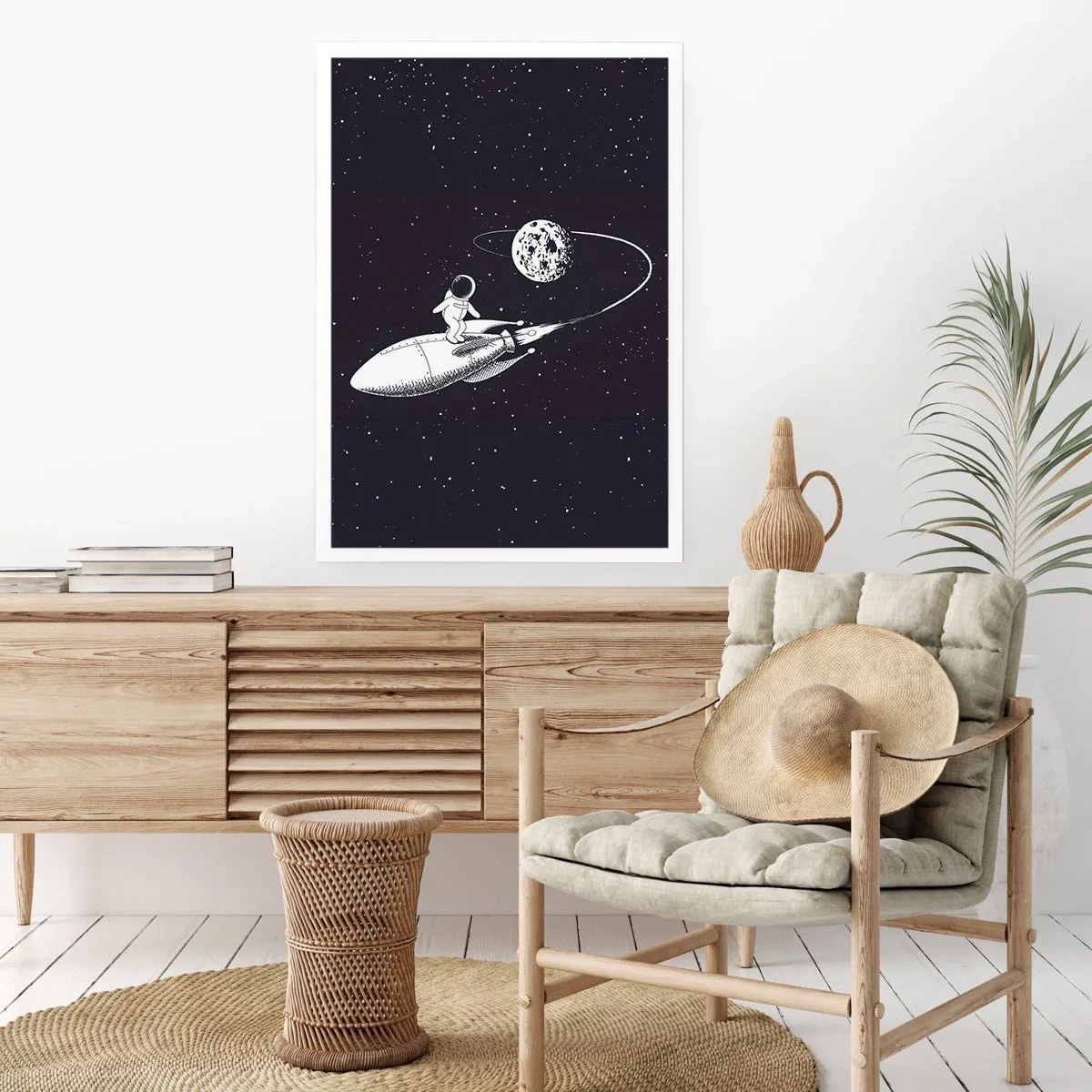 Pôster - Surfista espacial - 70x100 cm