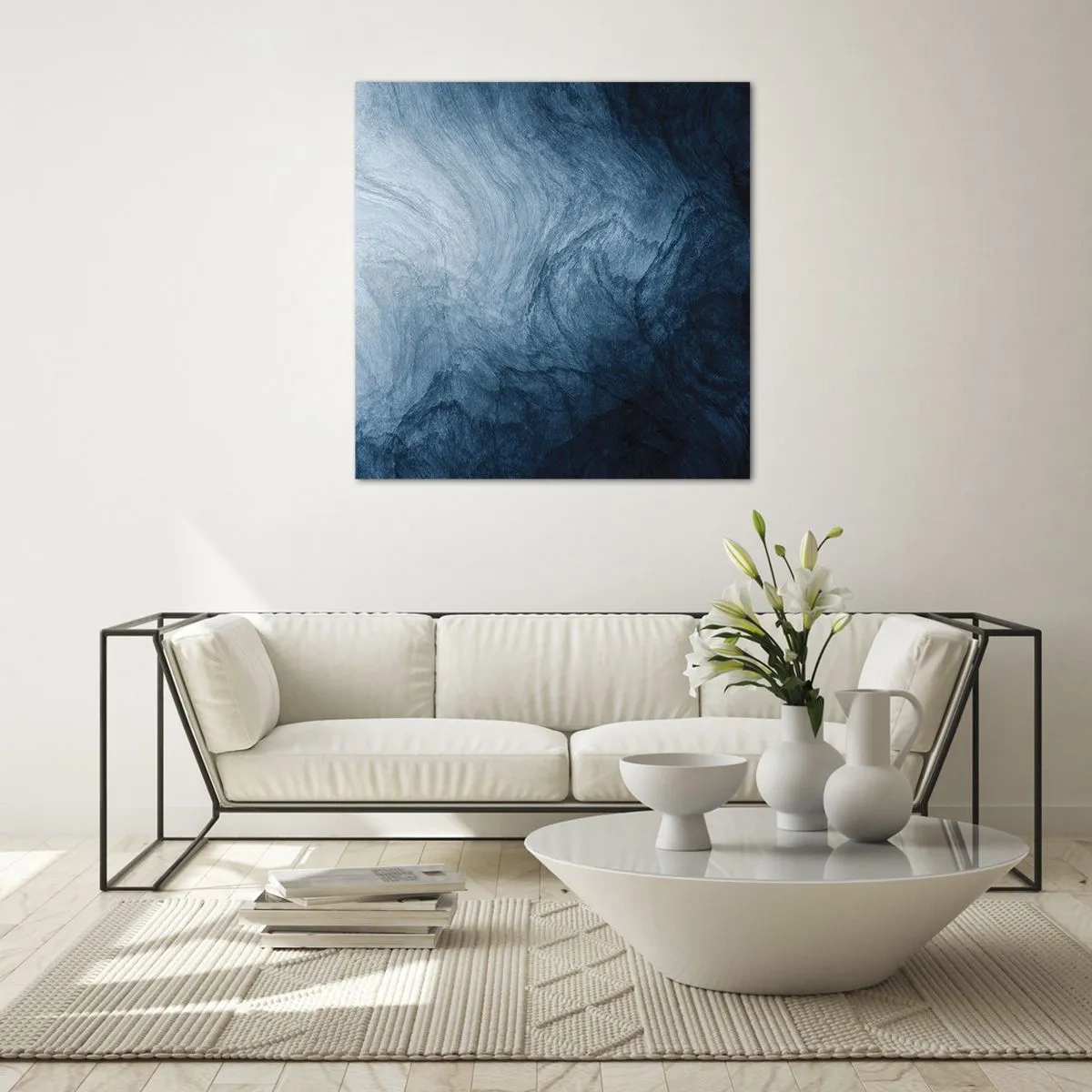 Quadro em vidro - Nas profundezas - 40x40 cm