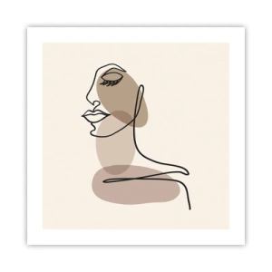 Pôster - Uma certa linha de beleza - 50x50 cm