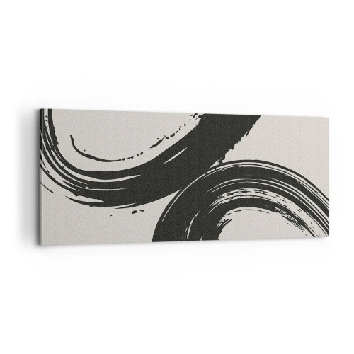 Quadro em tela - Varrer e circular - 100x40 cm