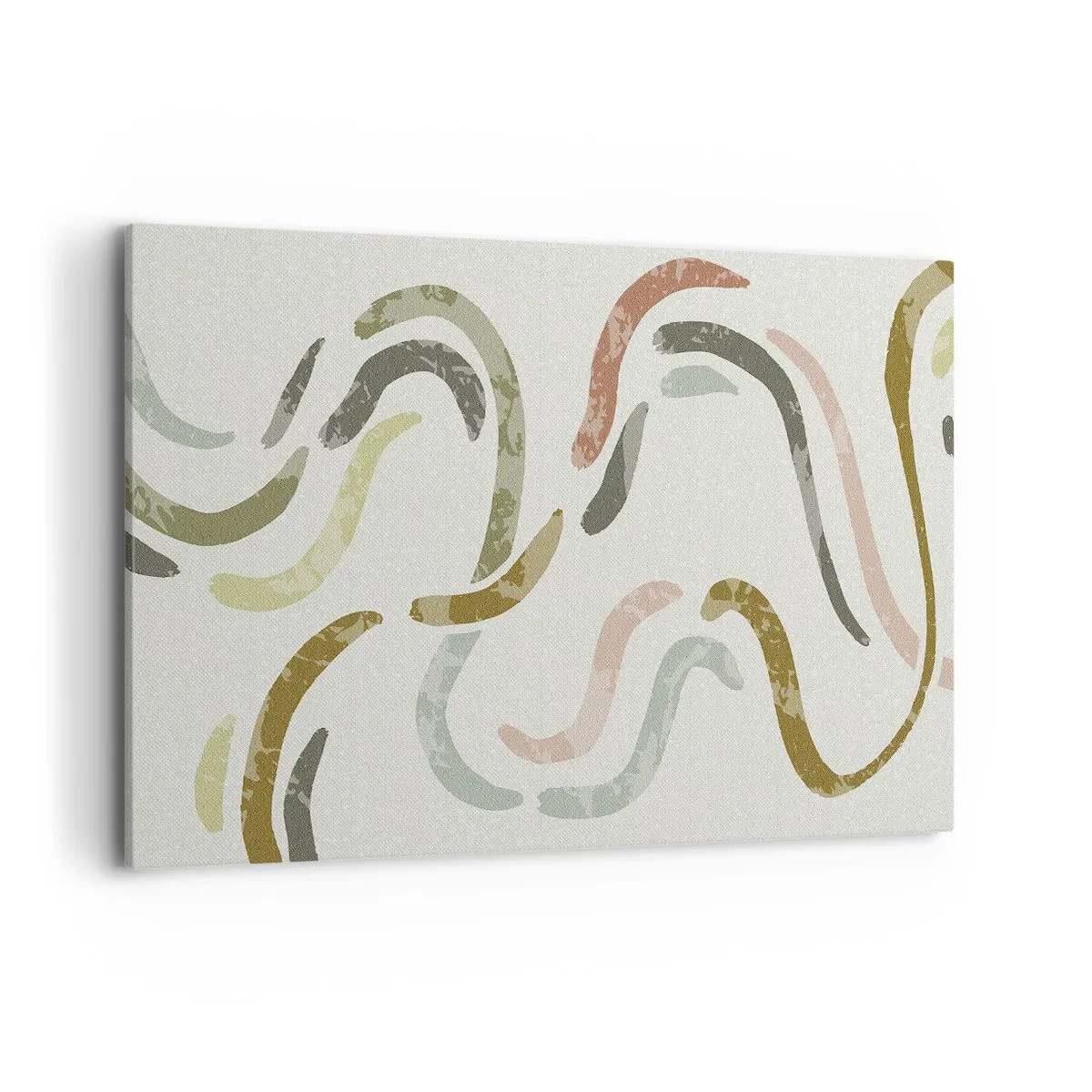 Quadro em tela - Uma alegre dança de abstração - 120x80 cm
