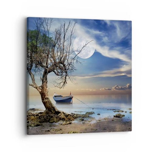 Quadro em tela - É este o fim ou o começo? - 30x30 cm