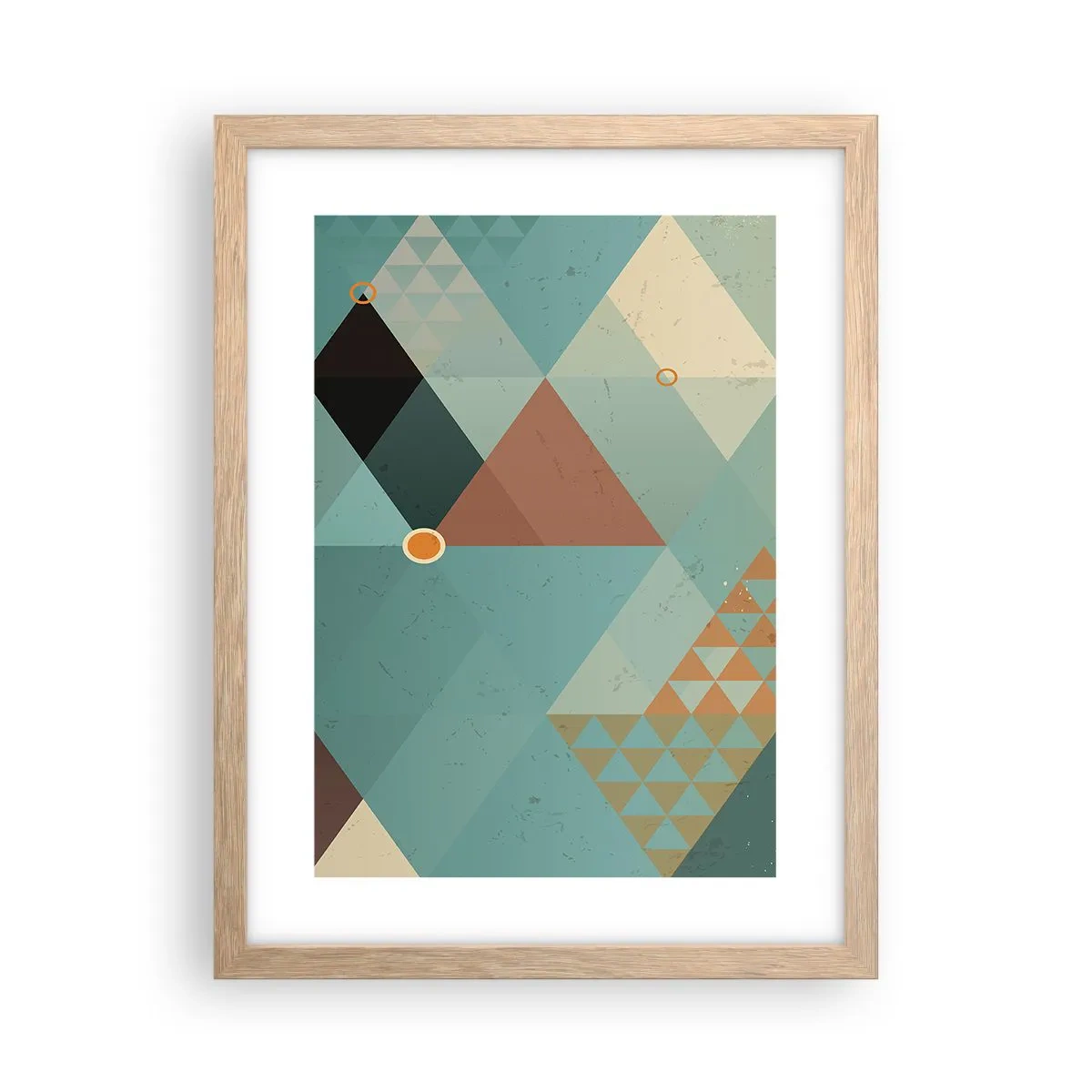 Pôster com moldura de carvalho claro - A unidade de muitos, os muitos da unidade - 30x40 cm