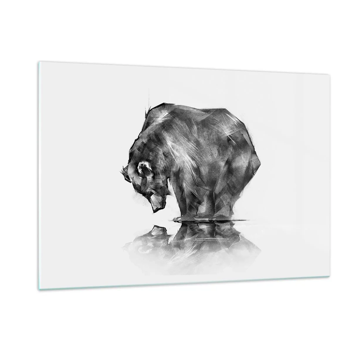 Quadro em vidro - É bom ver alguém próximo - 120x80 cm