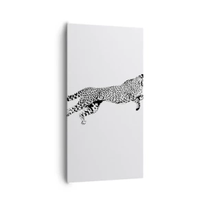 Quadro em tela - O mais rápido da Terra - 65x120 cm