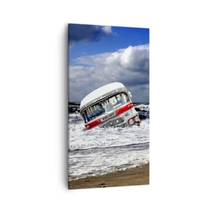 Quadro em tela - E por que a surpresa? - 55x100 cm