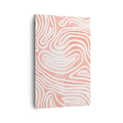 Quadro em tela - No labirinto de corais - 80x120 cm