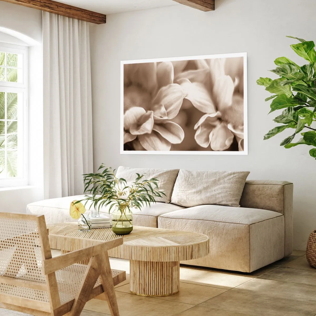 Pôster - Gentil como um sorriso - 100x70 cm