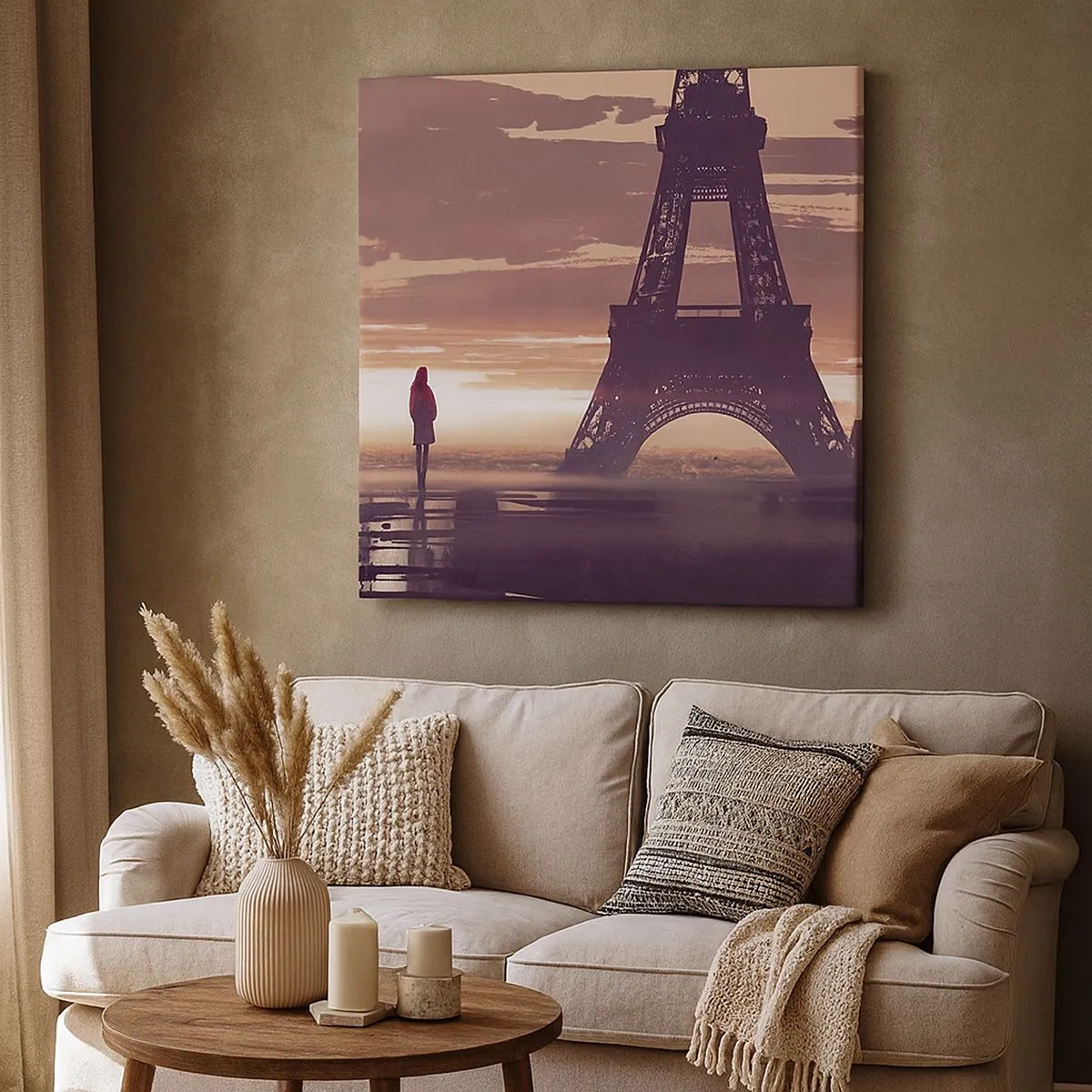 Quadro em tela - Só elas as duas - 30x30 cm