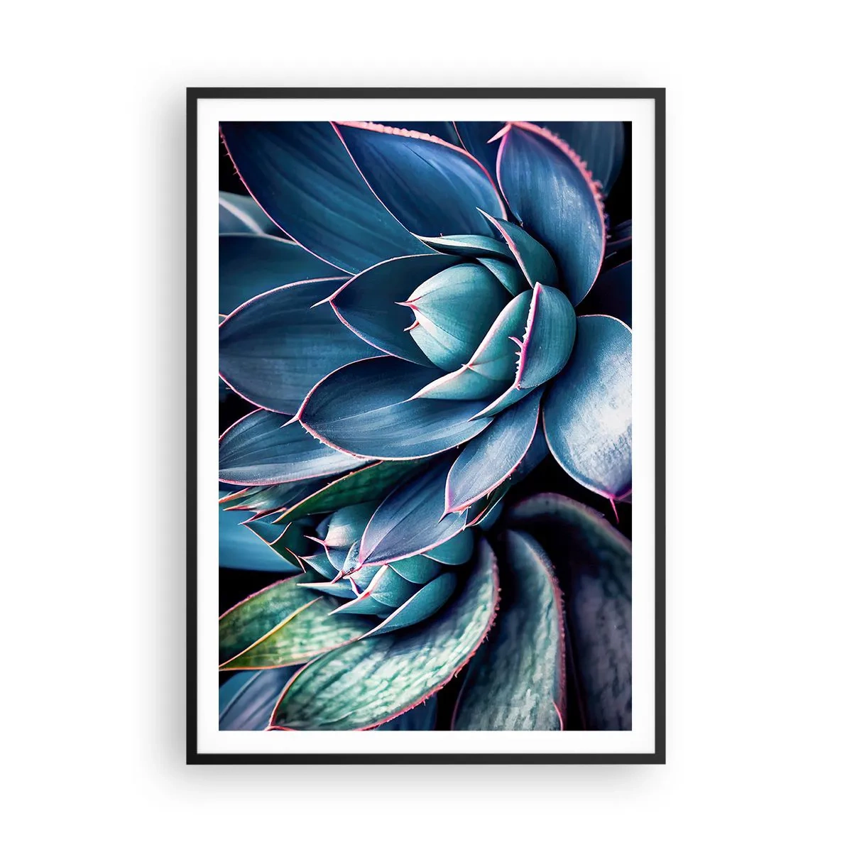 Pôster com moldura preta - Força vital - 70x100 cm