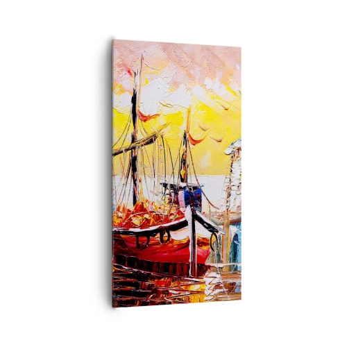 Quadro em tela - Feliz retorno - 65x120 cm