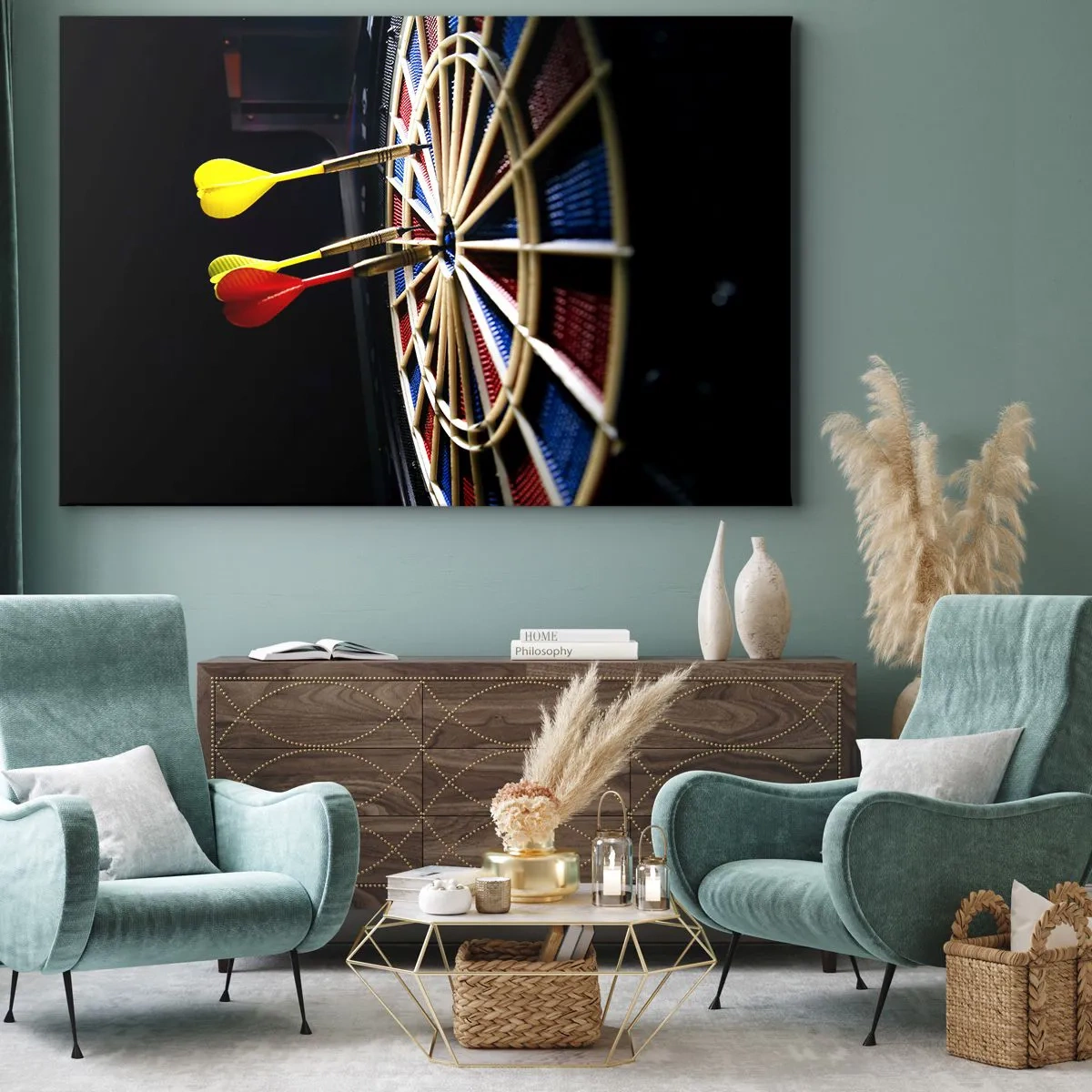 Quadro em tela - Direto ao ponto - 100x70 cm