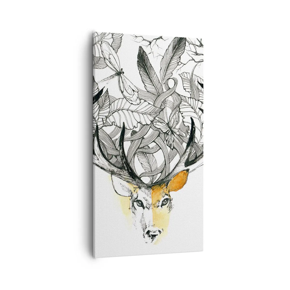 Quadro em tela - Chifres da abundância - 55x100 cm