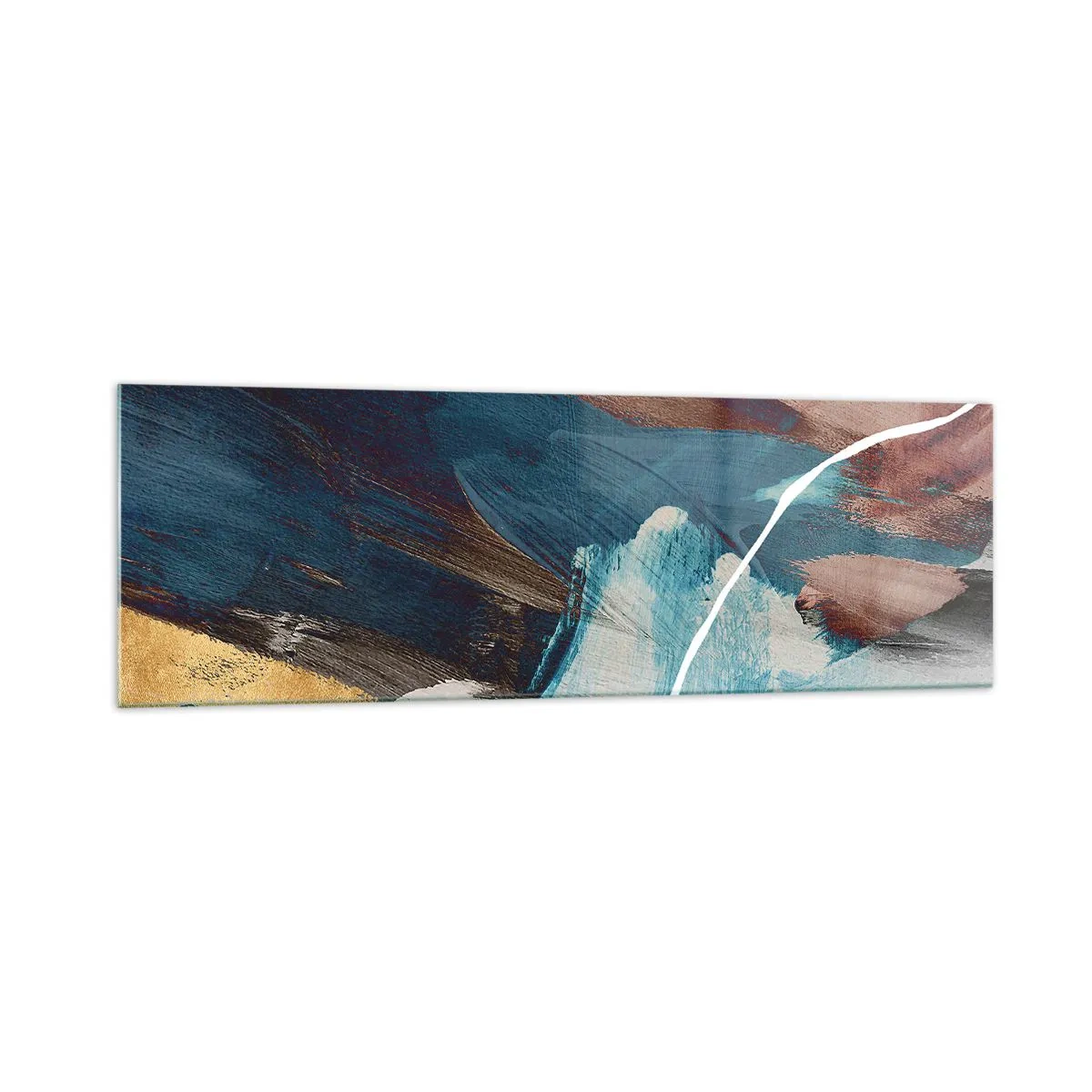 Quadro em vidro - Com elegância e energia - 160x50 cm