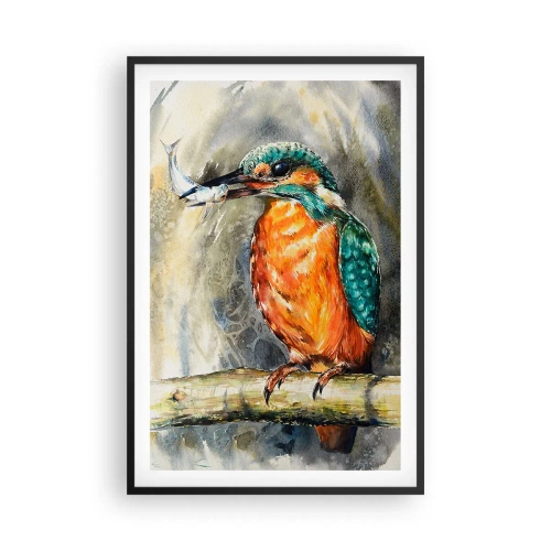 Pôster com moldura preta - Lei da natureza - 61x91 cm