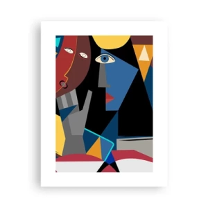 Pôster - Uma conversa entre cubistas - 30x40 cm