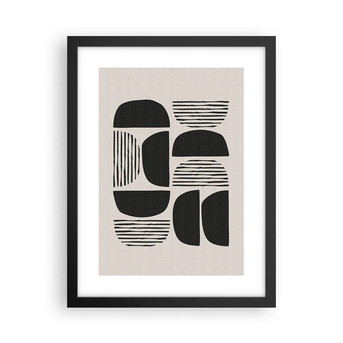 Pôster com moldura preta - Ofertas indiferentes - 30x40 cm