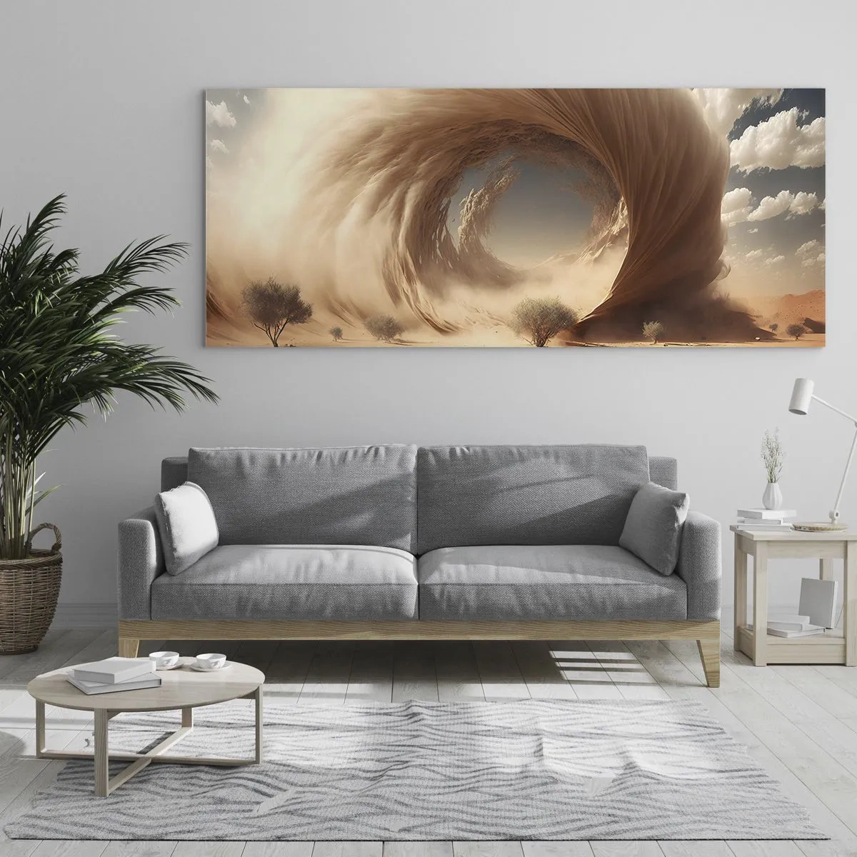 Quadro em vidro - Portal aberto - 100x40 cm