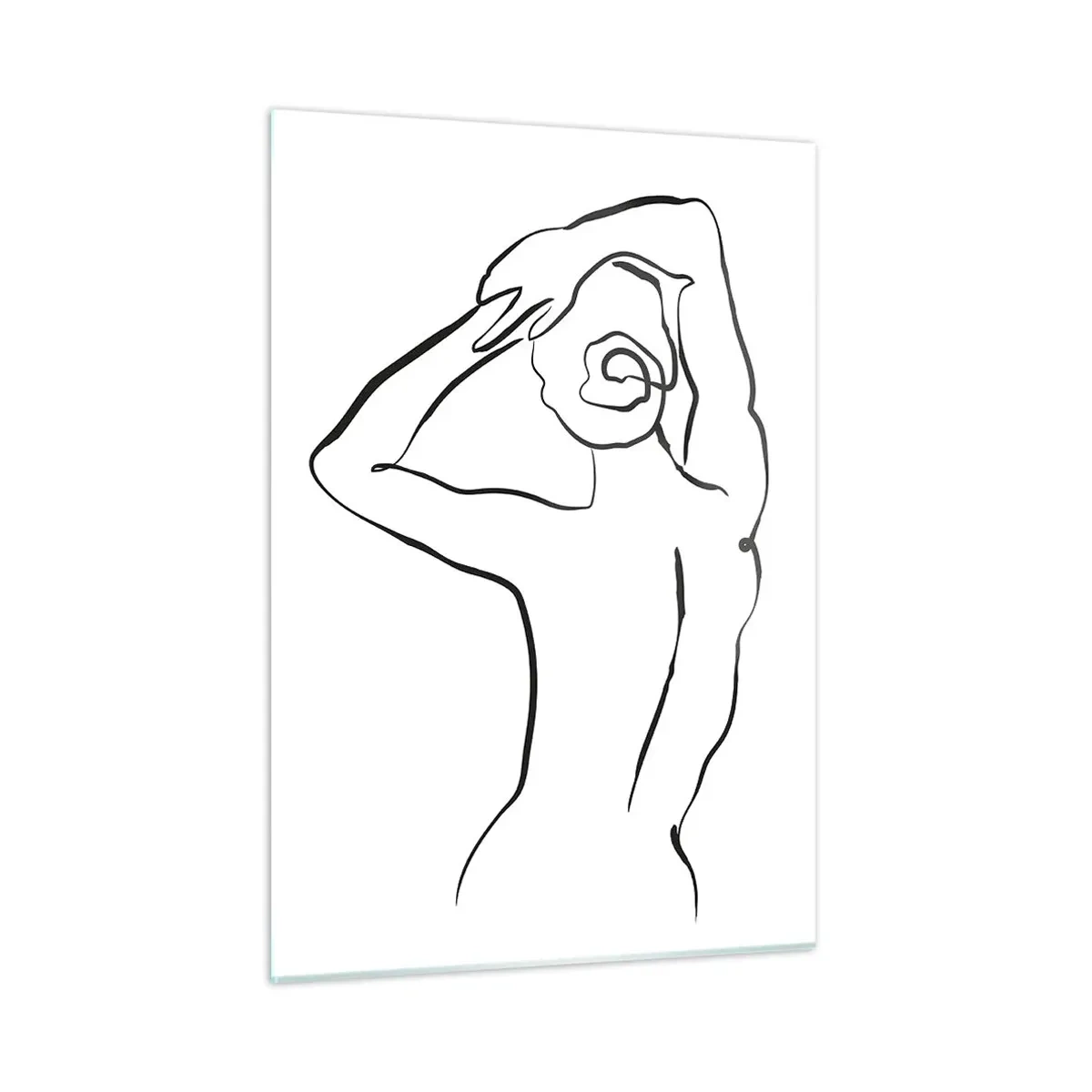Quadro em vidro - Nu matinal - 50x70 cm