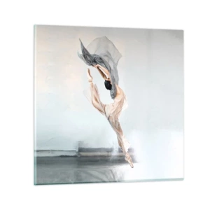 Quadro em vidro - Na exultação da dança - 30x30 cm