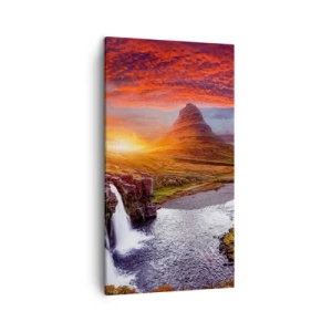 Quadro em tela - A vista da Terra Média - 45x80 cm