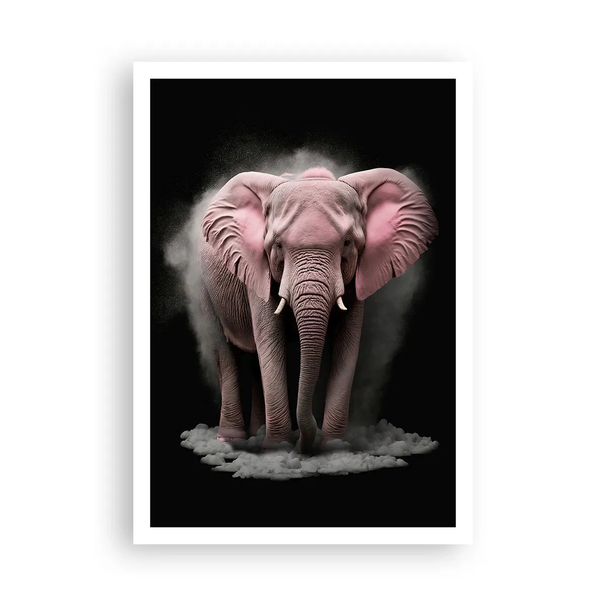 Pôster - Não pense em um elefante rosa! - 70x100 cm