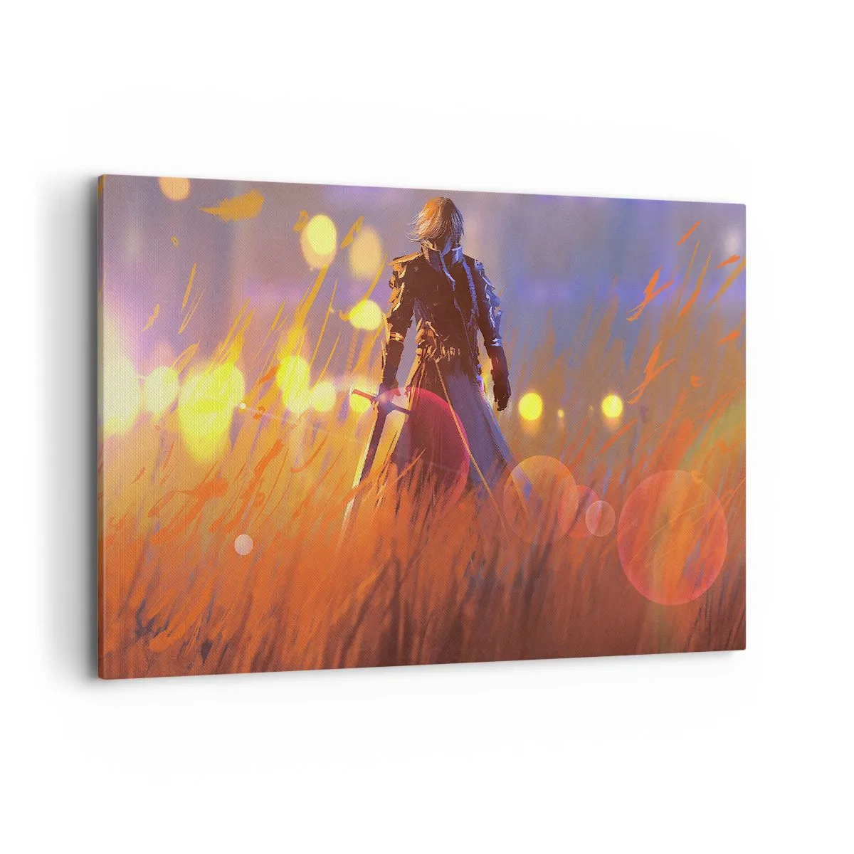 Quadro em tela - Cavaleiro errante - 120x80 cm