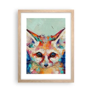 Pôster com moldura de carvalho claro - Estão prontos para mim? - 30x40 cm