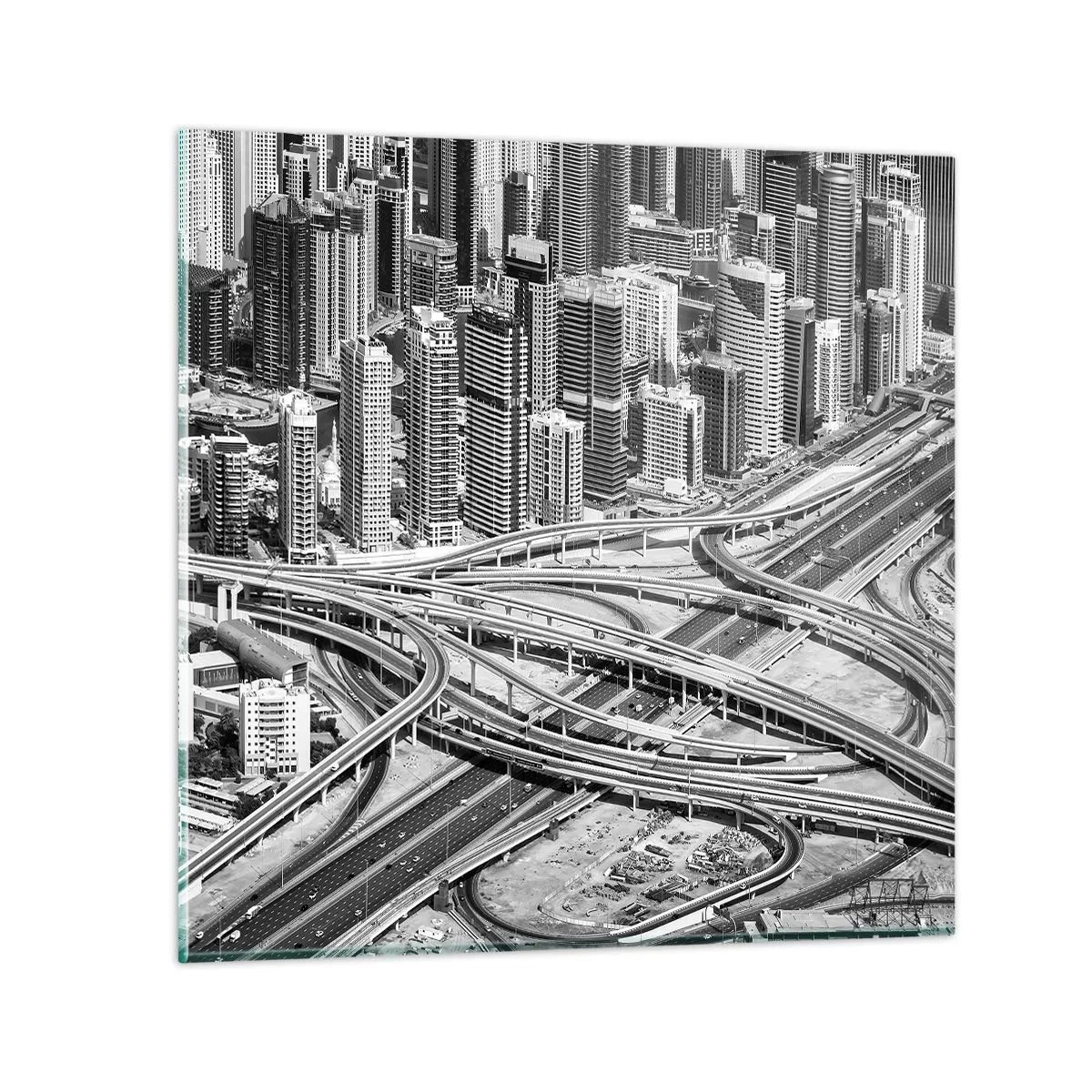 Quadro em vidro - Dubai – uma cidade impossível - 70x70 cm