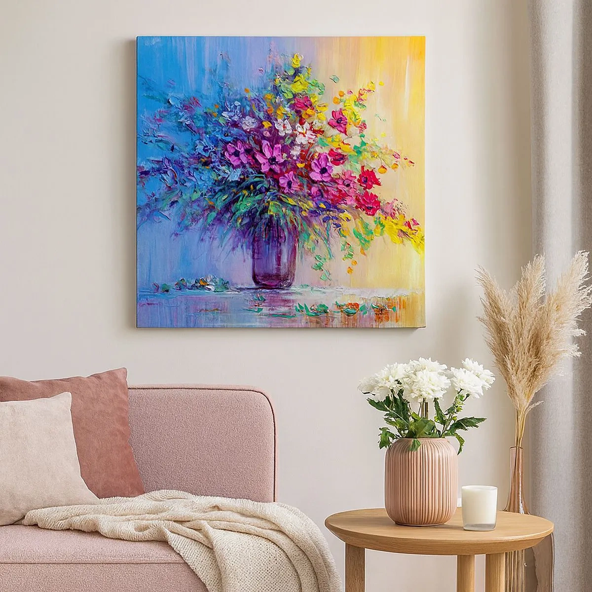 Quadro em tela - Fruto de um prado  - 30x30 cm