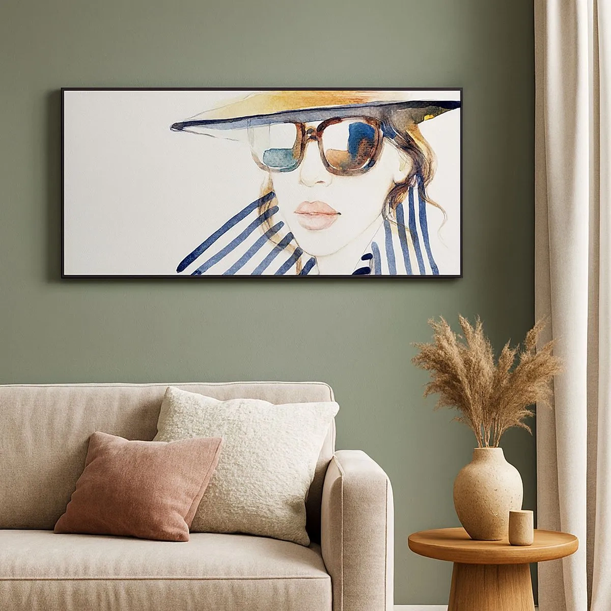 Quadro em tela - Bem-vindo à Flórida - 100x40 cm