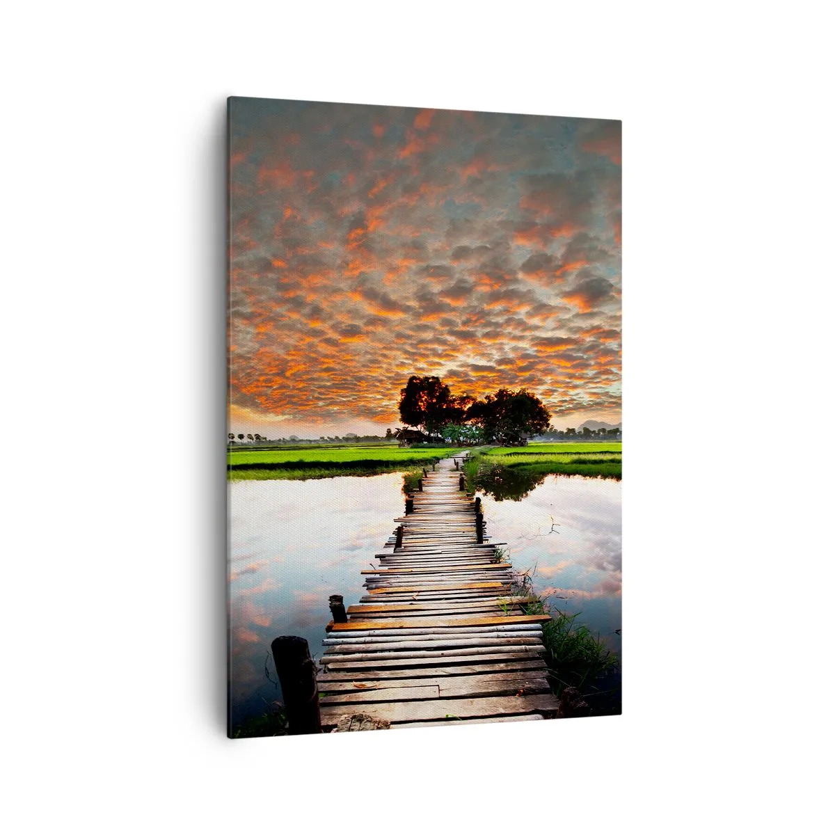 Quadro em tela - Abra os braços - respire - 70x100 cm