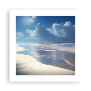 Pôster - Férias no paraíso - 40x40 cm